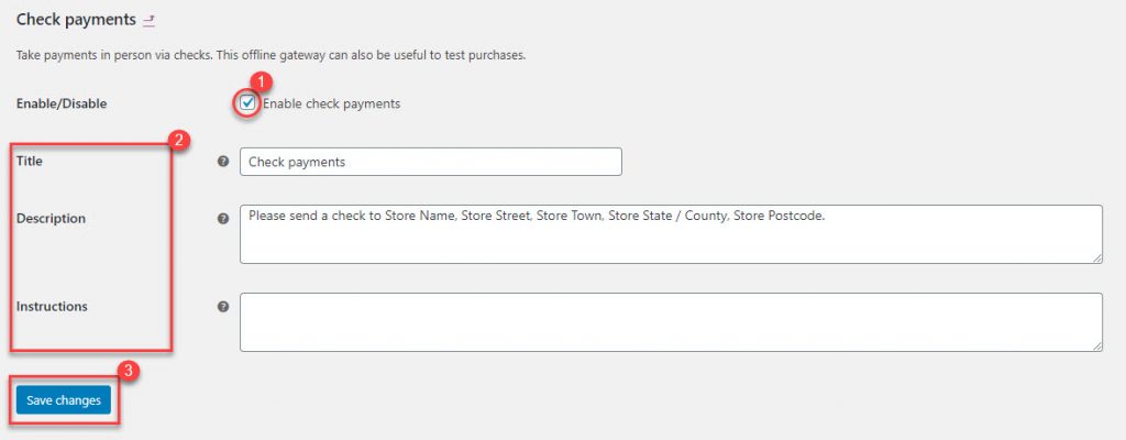 woocommerce payment options