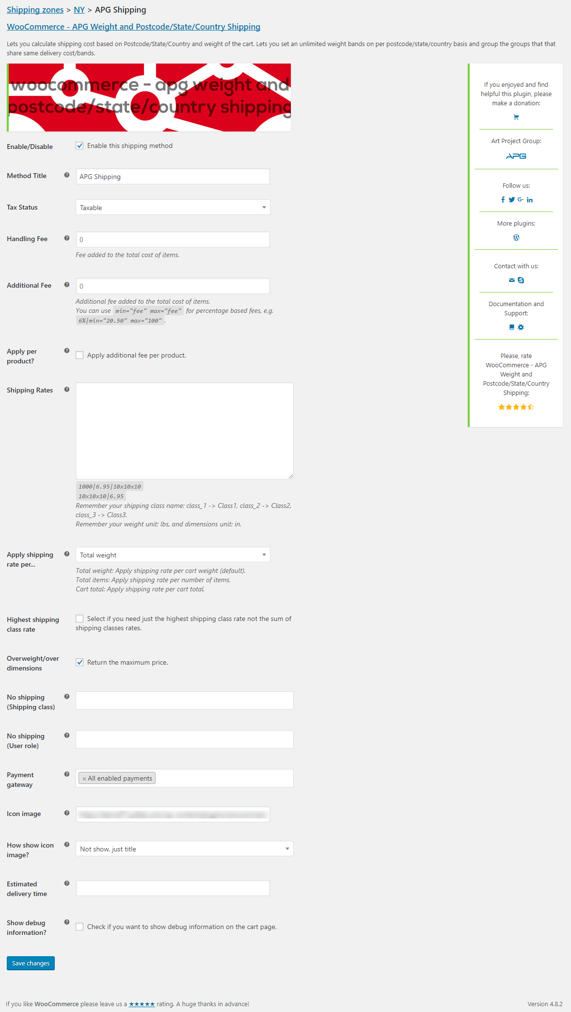 You have the option to add additional shipping cost per product with this plugin