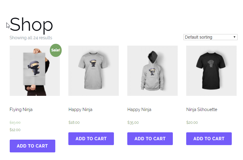 Shapely presents a more compact Shop page