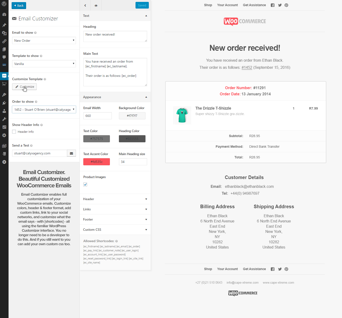 Email Customizer - LearnWoo