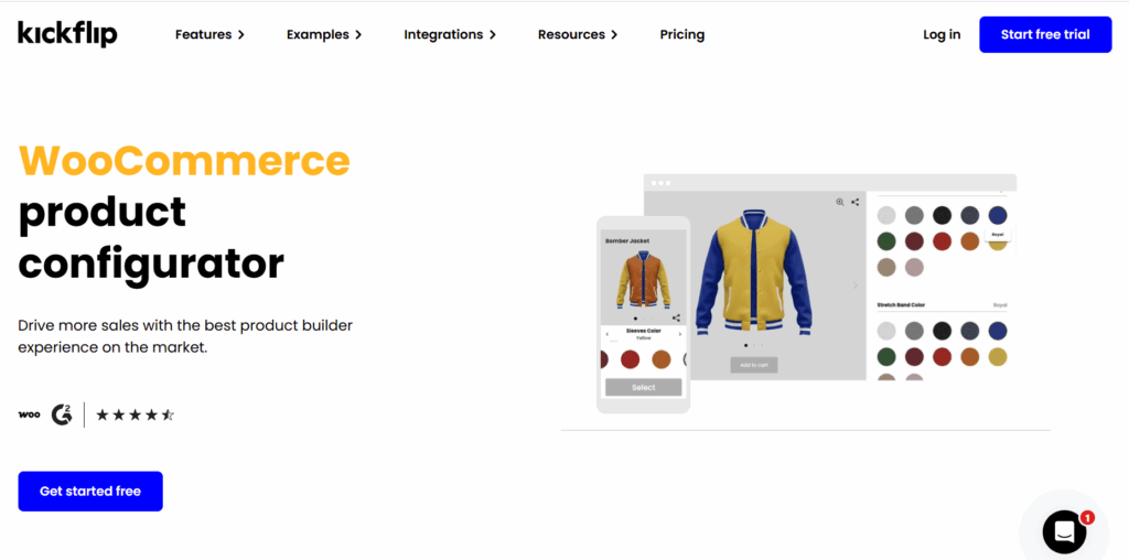Kickflip product customizer for WooCommerce dashboard