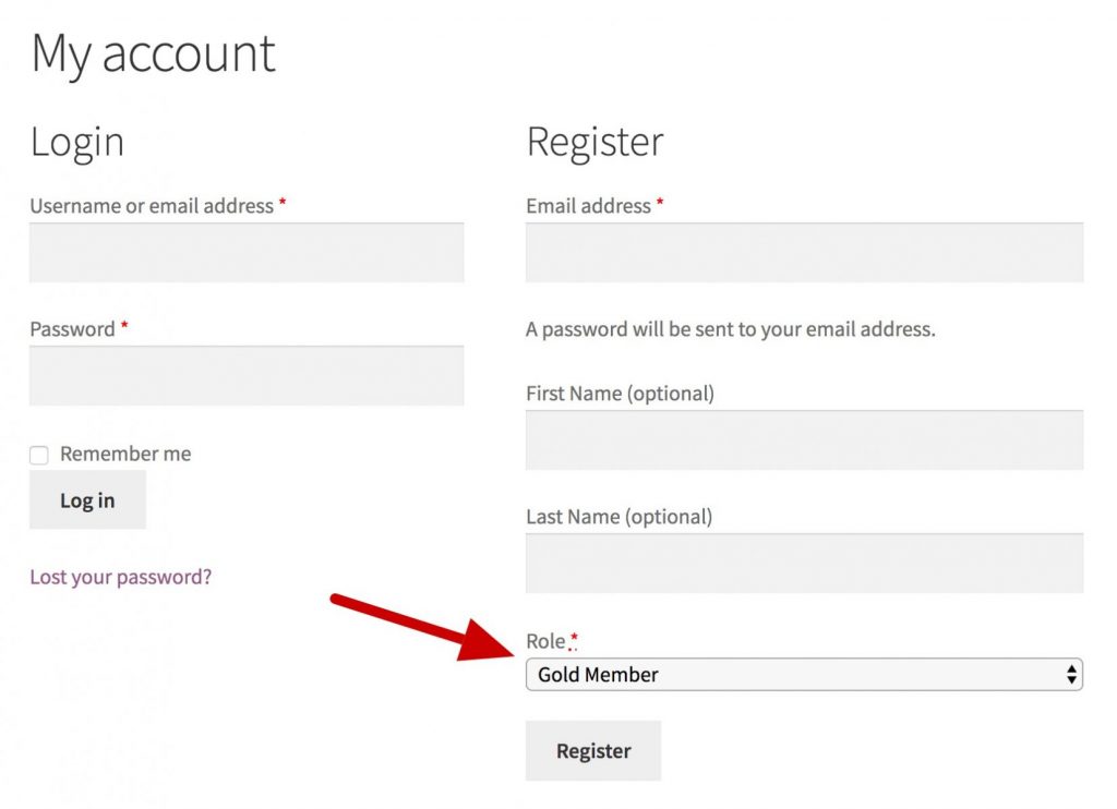 WooCommerce user roles