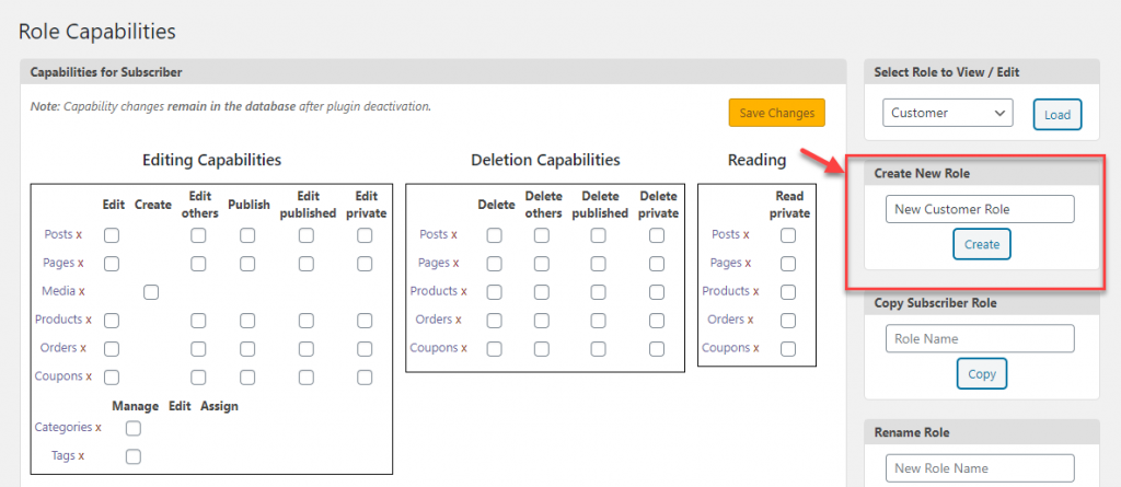 WooCommerce user roles