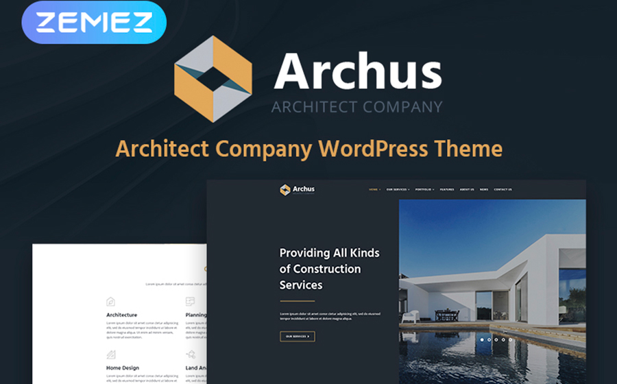Archus - Architect Company WordPress Theme