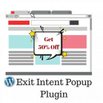 WordPress Exit Intent Popup plugin