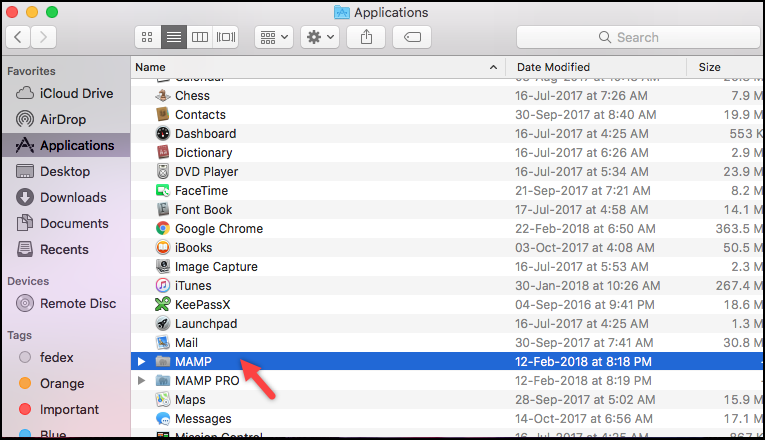 Installing WordPress | MAMP folder in Mac