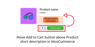 Move Add to Cart button above Product short description in WooCommerce