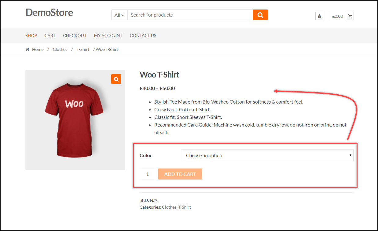 WooCommerce Product Variations - How to move Add to Cart button above ...