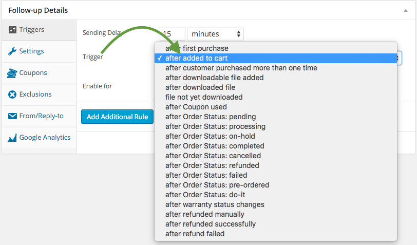 After order. WOOCOMMERCE Split Cart.