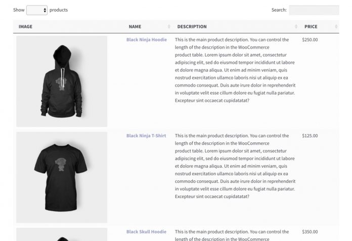 WooCommerce Product Table Plugin to Display Products More Effectively ...