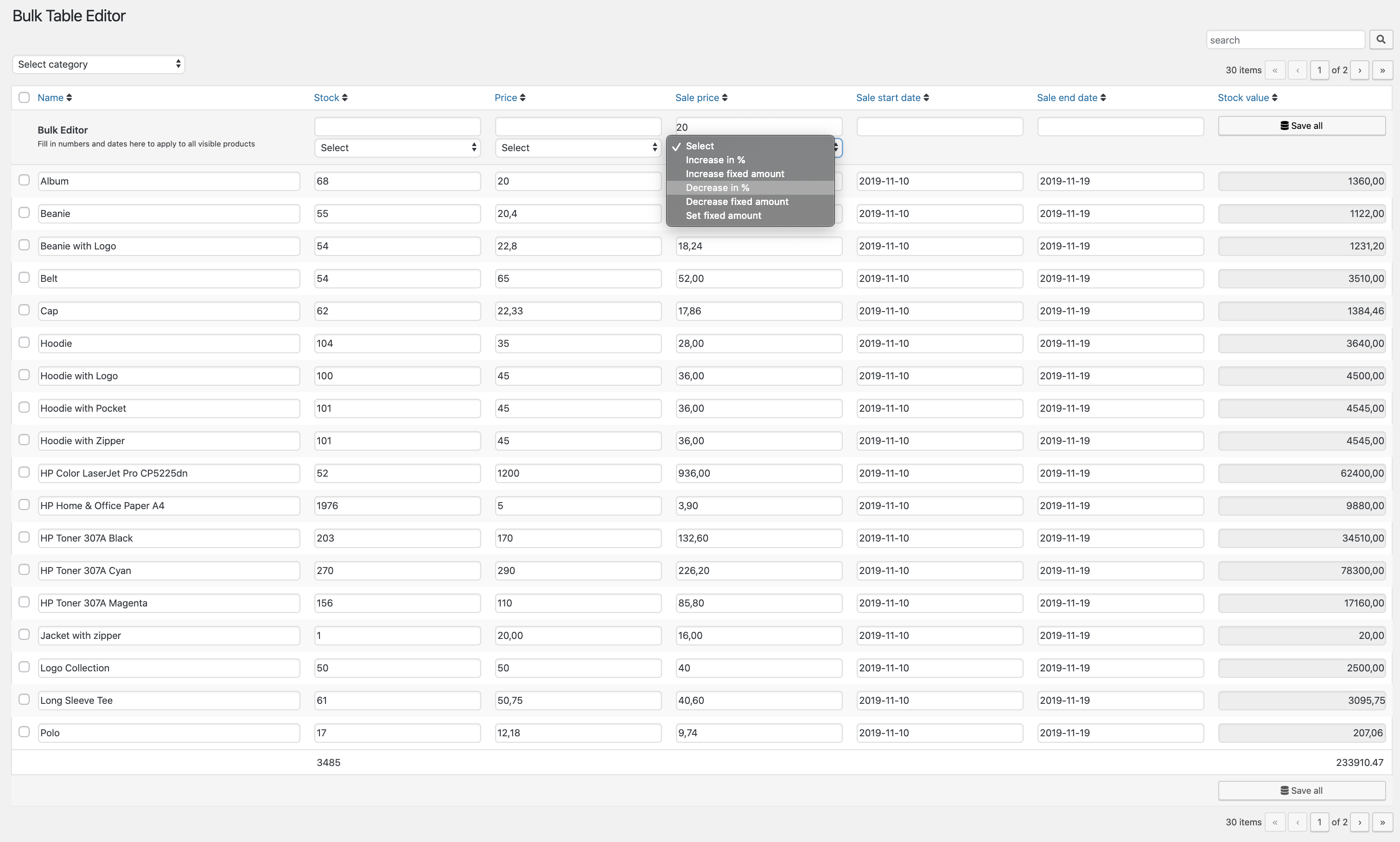 Tabular editor. Плагин Bulk Edit products. WOOCOMMERCE таблица шаблона. Атол редактор таблиц. Products data Table WOOCOMMERCE.