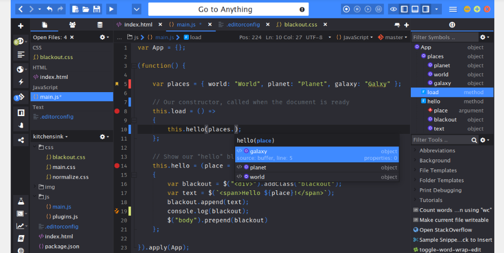 php editor for mac free