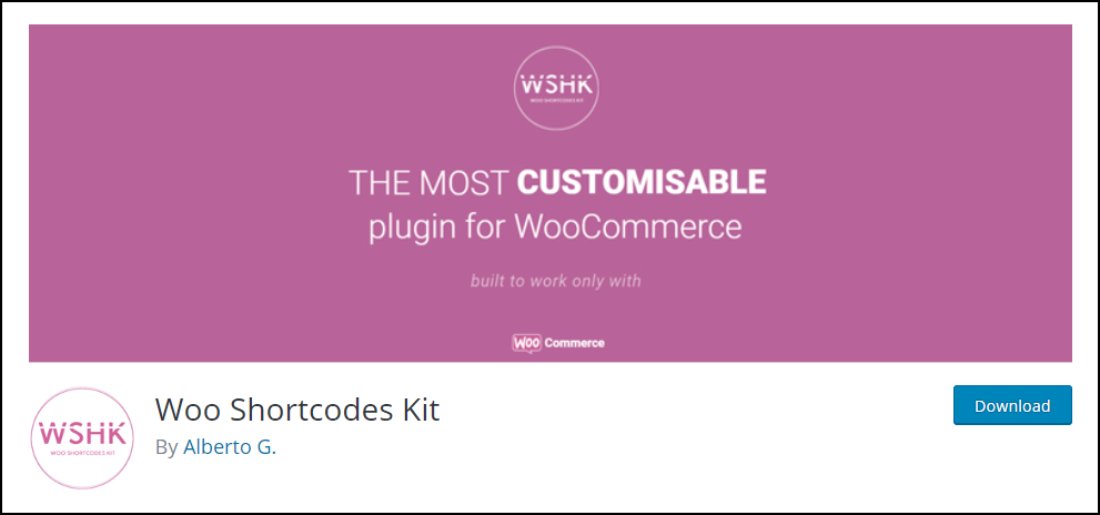Change Number of WooCommerce Products Per Page | Woo Shortcodes Kit plugin