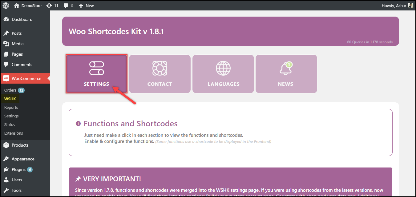 Change Number of WooCommerce Products Per Page | Woo Shortcodes Kit Settings