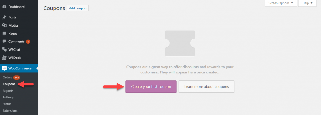 WooCommerce Coupon Code Management