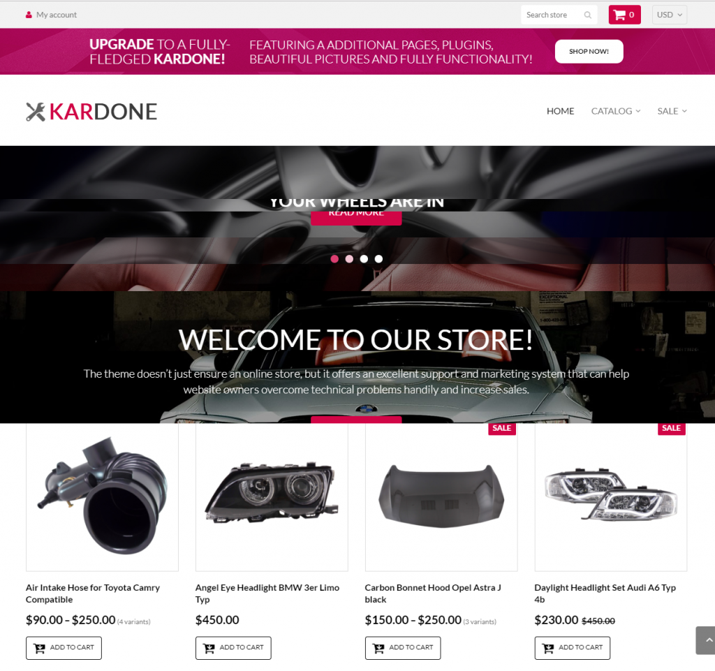 Kardone / free Shopify themes