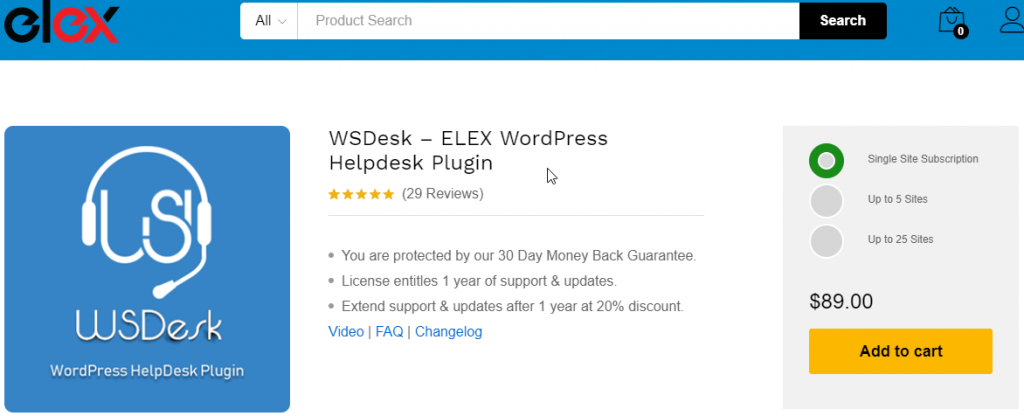 WS Desk | Best Premium WordPress Support Ticket Plugins