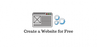 Create a website free of cost