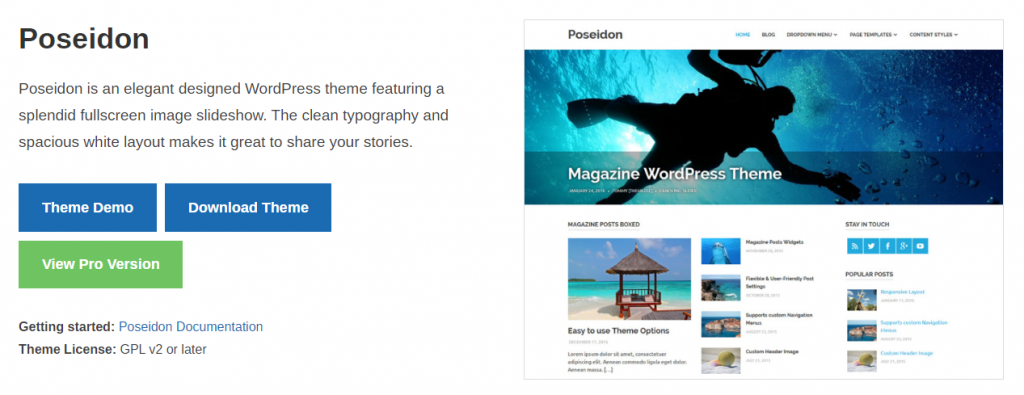 Free WordPress Blog themes