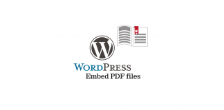 Embed PDF files in WordPress