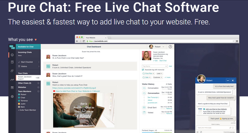 SaaS-based live chat solutions