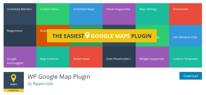 WP Google Map Plugin 696x320 