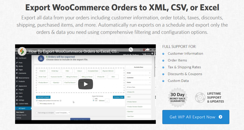 WooCommerce Customer / Order CSV Export Plugins
