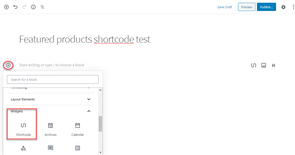 WordPress and WooCommerce Shortcodes