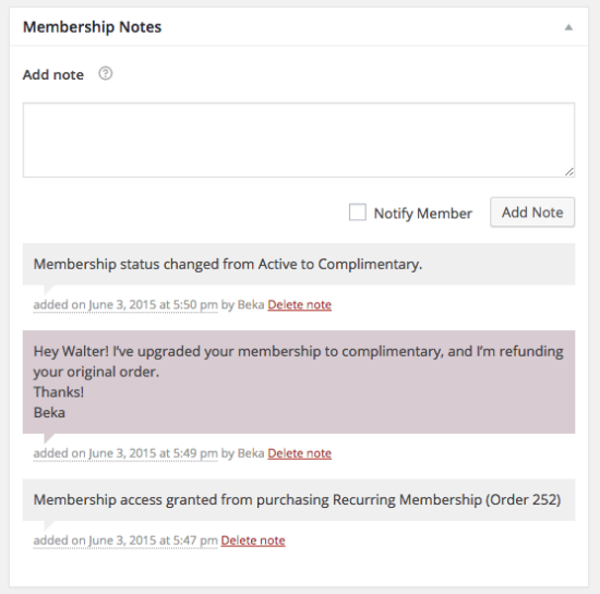 WooCommerce Memberships plugin