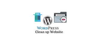 Clean up your WordPress site