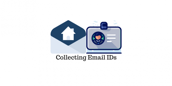 Collect Email addresses