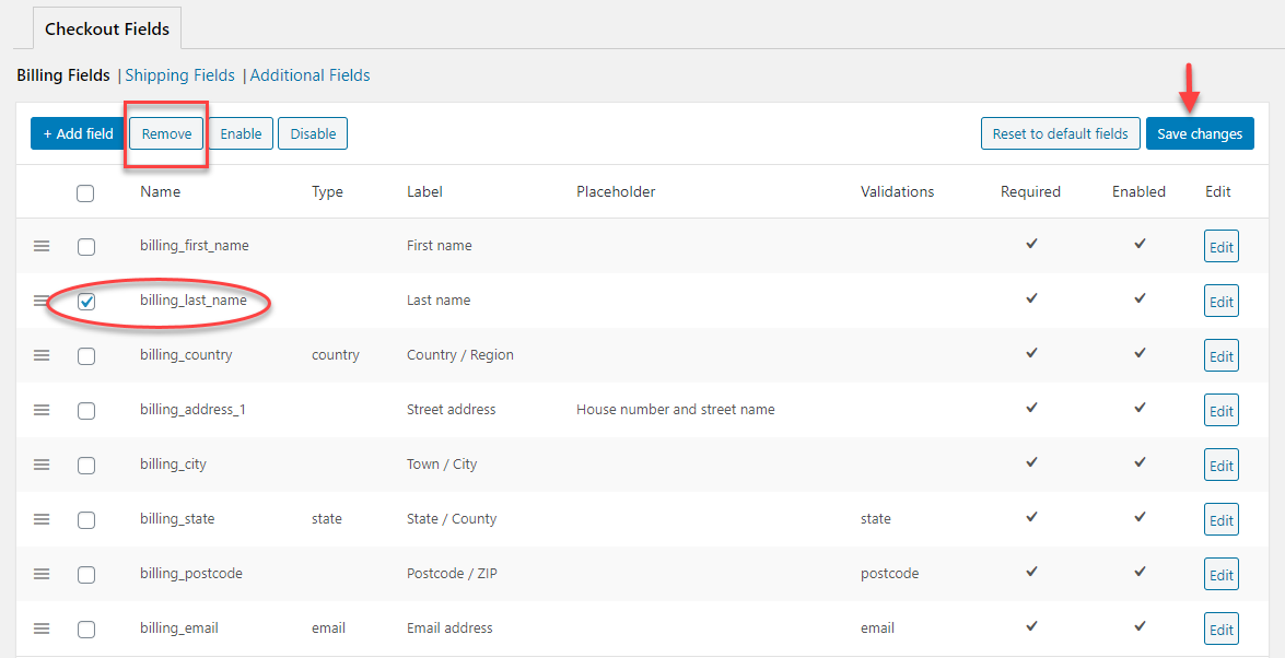 WooCommerce - How to Remove Checkout Fields? (with video) - LearnWoo