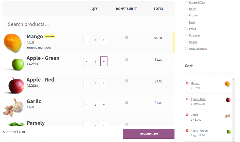 WooCommerce Quick Order Plugins