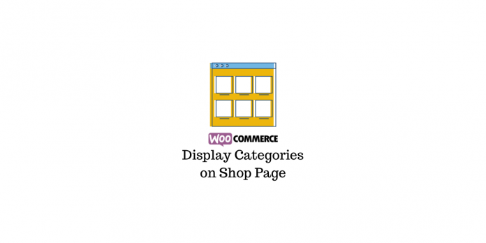 Show categories on shop page