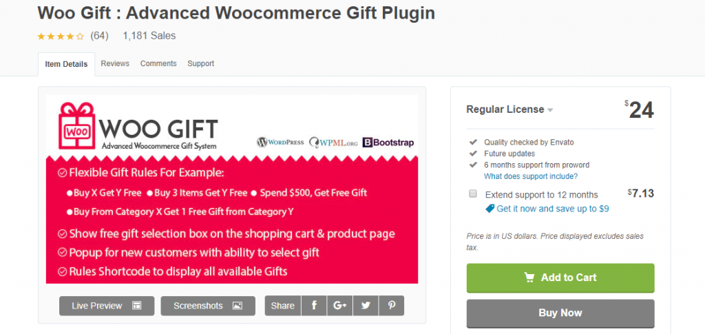 WooCommerce Free Gifts Plugins