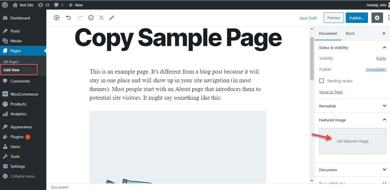 how to copy a web page in wordpress