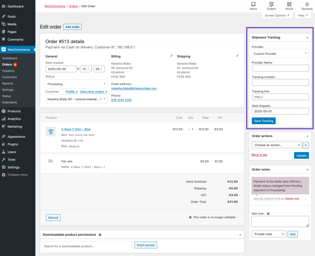 WooCommerce Shipment Tracking Plugins