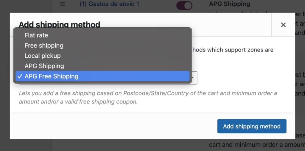 APG free shipping