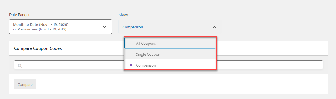 Coupon Filter - LearnWoo