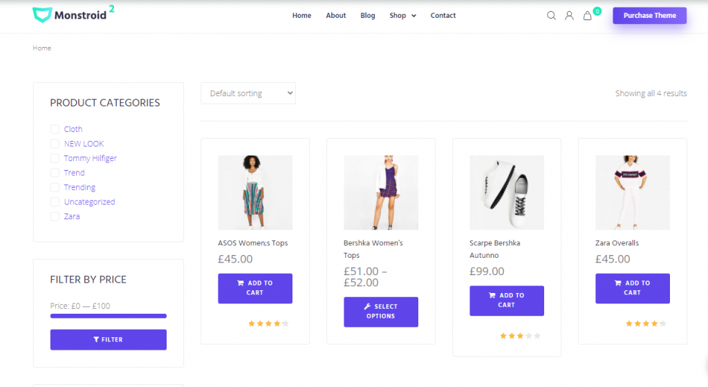 WooCommerce templates