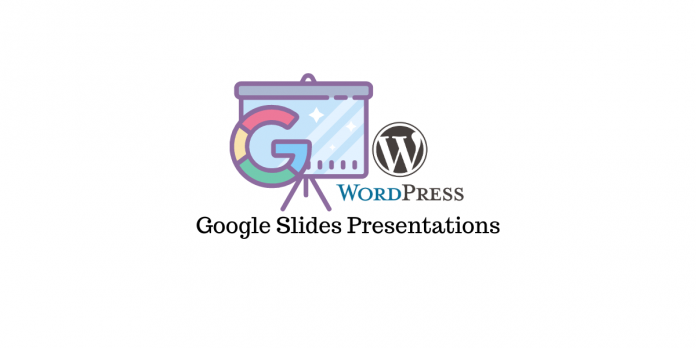google slides presentations in WordPress