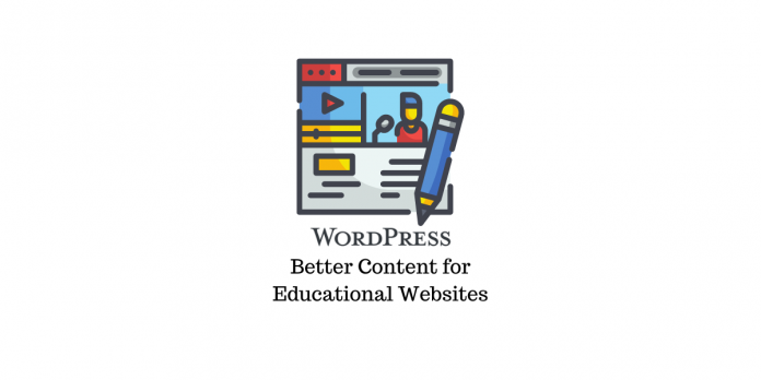 Educational Website With WordPress