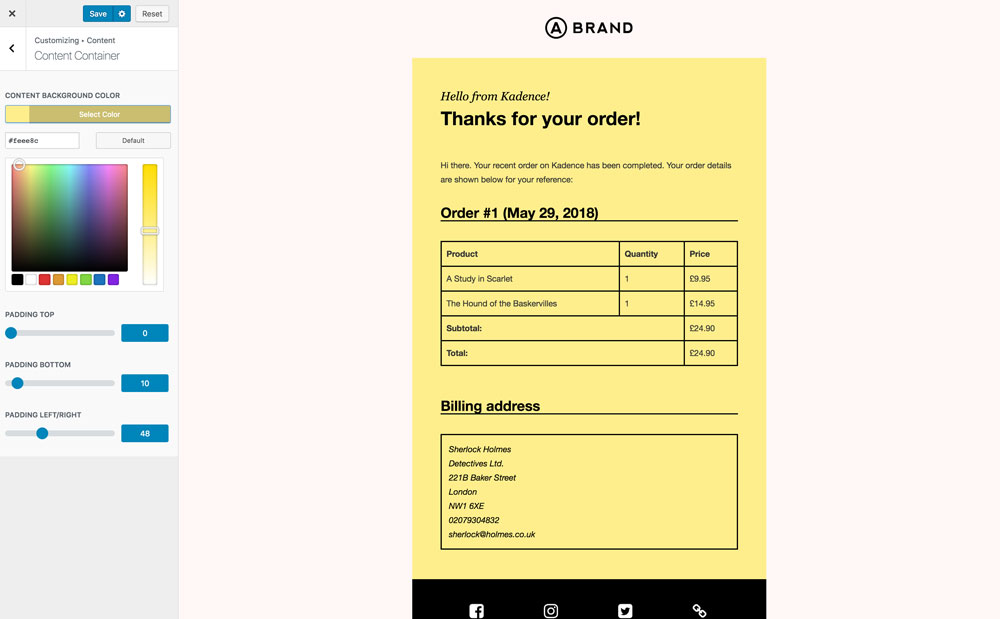 Customizing WooCommerce Email Templates