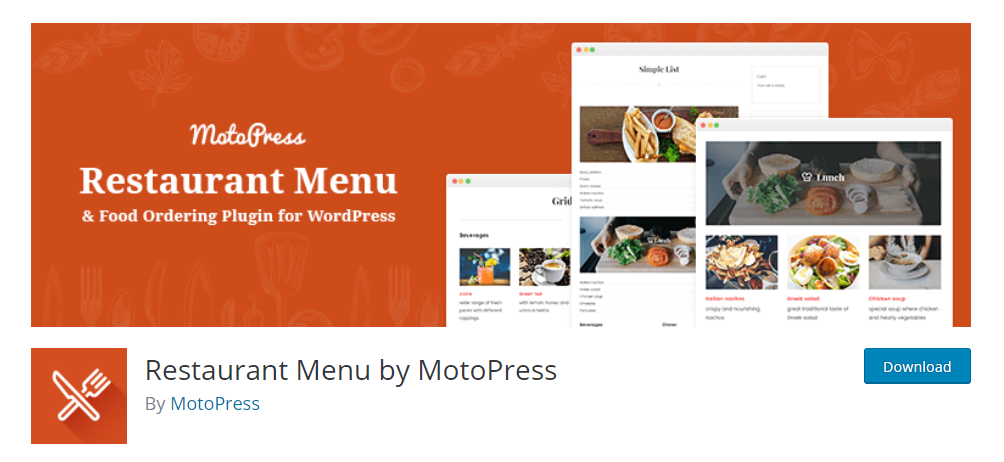 WordPress Restaurant Online Ordering Website
