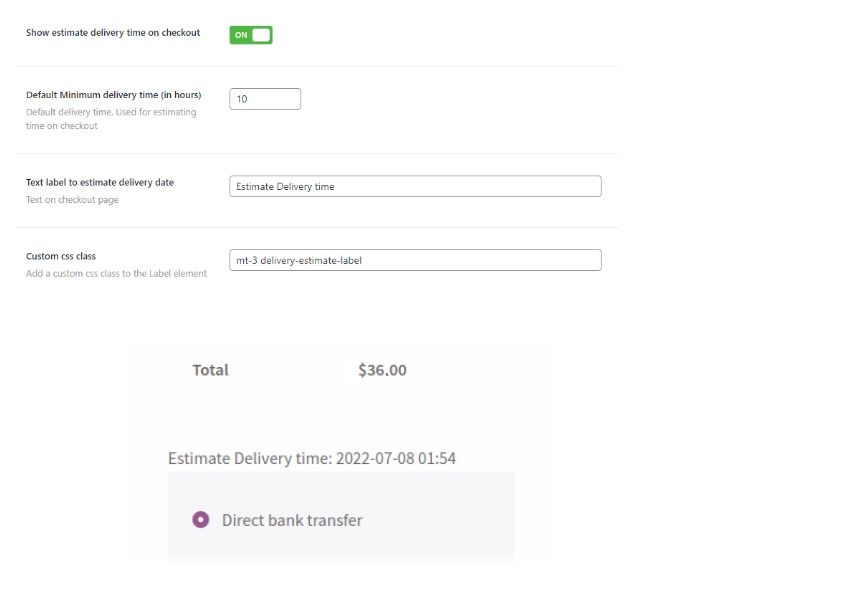 Order Delivery Date Time & Pickup for WooCommerce