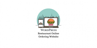 WordPress restaurant online ordering website