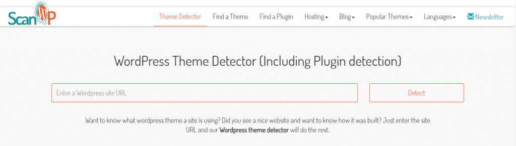 WordPress Theme Detector Sites