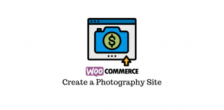 WooCommerce photography site