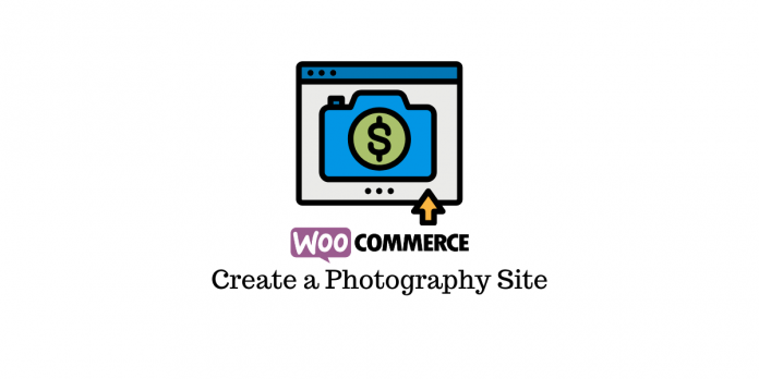 WooCommerce photography site