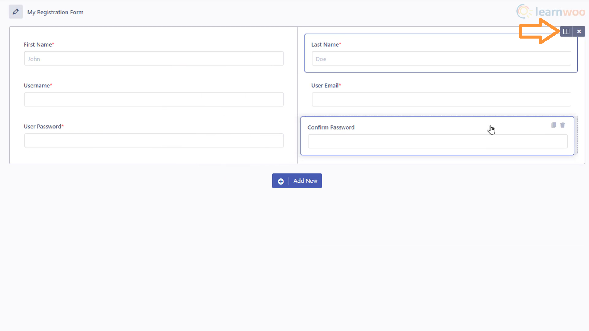 Creating a login and registration form